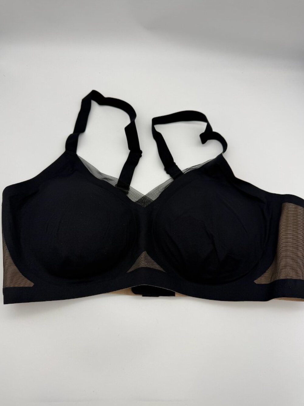 honey love crossover bra runway black 1X NWOT